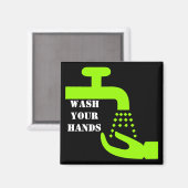 Wash Your Hands Magneet (Voorkant / Achterkant)