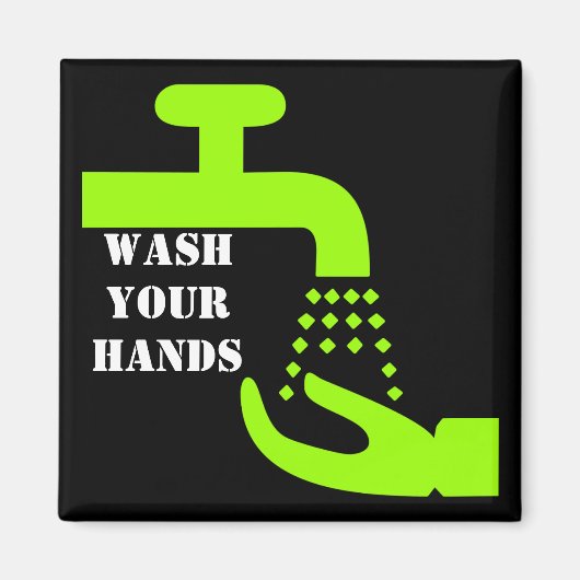 Wash Your Hands Magneet (Voorkant)