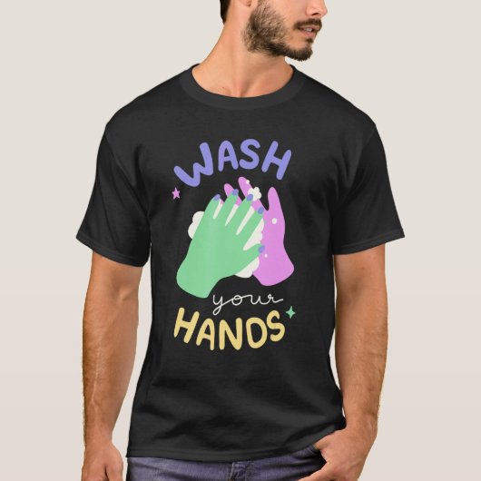Wash Your Hands Meme Hand Hygiene Reminder for Kid T-shirt (Voorkant)