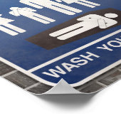 Wash Your Hands Poster (Hoek)