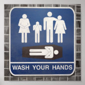 Wash Your Hands Poster (Voorkant)