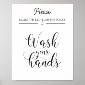 Wash Your Hands Poster (Voorkant)