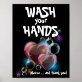 Wash Your Hands Poster (Voorkant)
