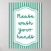 Wash Your Hands Poster (Voorkant)