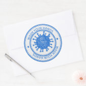 Wash Your Hands Ronde Sticker (Envelop)