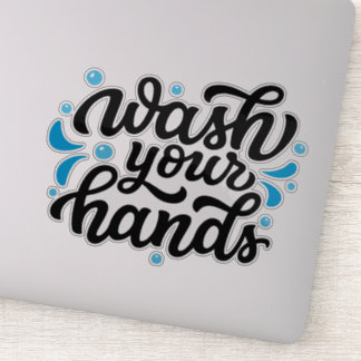 Wash Your Hands Sticker