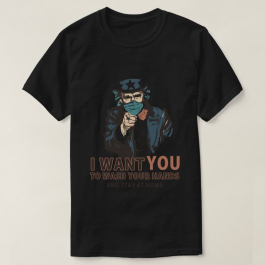 Wash Your Hands T-shirt (Design voorkant)