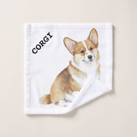 WASHANDJE VAN CORGI (Wasdoekje)