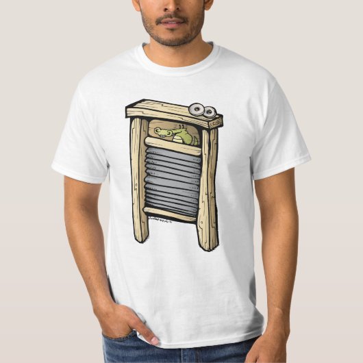 WASHBOARD ABS T-SHIRT (Voorkant)