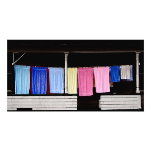 Washday in Stark NH Open editie Afdrukken Foto Afdruk (Voorkant)