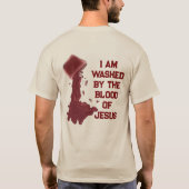 Washed by the blood t-shirt (Achterkant)