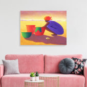 Washer Woman 1999 Canvas Afdruk (Insitu (Woonkamer))