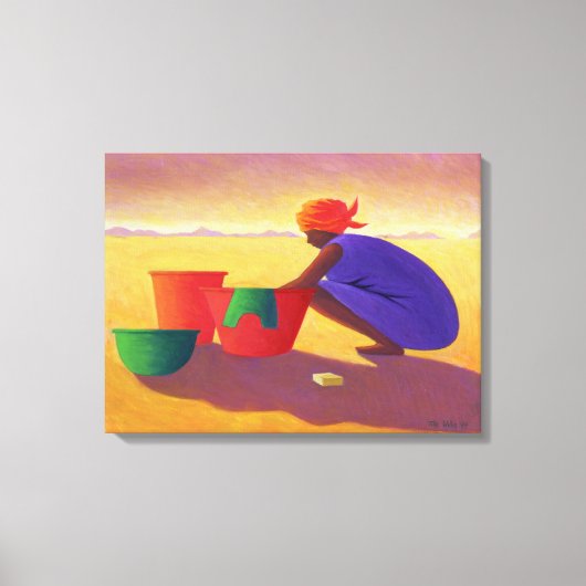 Washer Woman 1999 Canvas Afdruk (Voorkant)