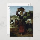 Washervrouwen van Fouesnant door Bouguereau Briefkaart (Voorkant / Achterkant)
