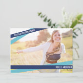 WASHI TAPE | AFSTUDEREN INVITATIE KAART (Staand voorkant)