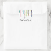 Washi Tape Pastels | DIY & Ambachten | Gepersonali Vierkante Sticker (Tas)