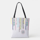 Washi Tape Pastels | DIY & Crafts | Monogram Tote Bag (Achterkant)
