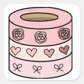 Washi Tape Stack Planner Stickers