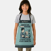 Washing Dishes Builds Character Gamer Funny Schort (Insitu)