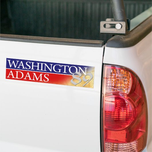 Washington - Adams 1996 Style Bumpersticker (Op Truck)