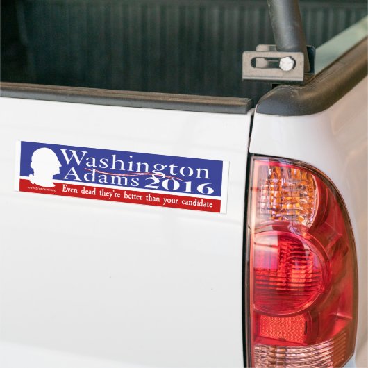 Washington Adams 2016 Bumpersticker (Op Truck)