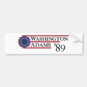 Washington Adams '89 Bumpersticker (Voorkant)