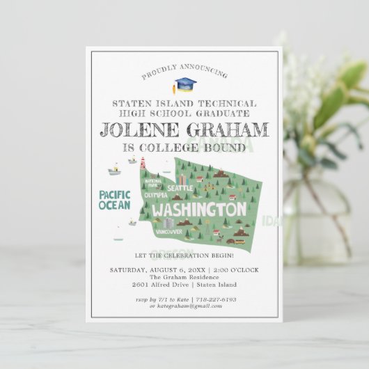 Washington | Afsluitingsfeest voor eindexamenkandi (Staand voorkant)