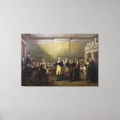 Washington Aftreden van de Commissie John Trumbull Canvas Afdruk (Voorkant)