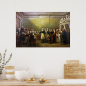 Washington Aftreden van de Commissie John Trumbull Poster (Keuken)