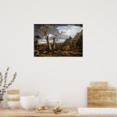 Washington Allston Elijah in the Desert Poster (Keuken)