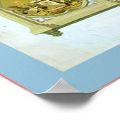 Washington als Freemason ~ 1867 ~  Poster (Hoek)