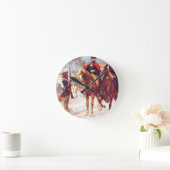 Washington And Lafayette At Valley Forge Ronde Klok (Huis)