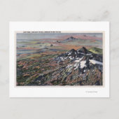 Washington — antenne van de Cascade Range Briefkaart (Voorkant)