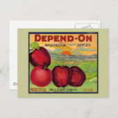 Washington Apples Briefkaart (Voorkant / Achterkant)