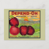 Washington Apples Briefkaart (Voorkant)