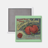 Washington Apples Crate Lable Magnet (Voorkant / Achterkant)