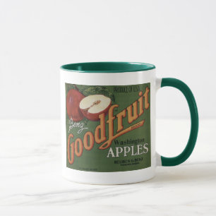 Washington Apples Fruit Crate Label Mok