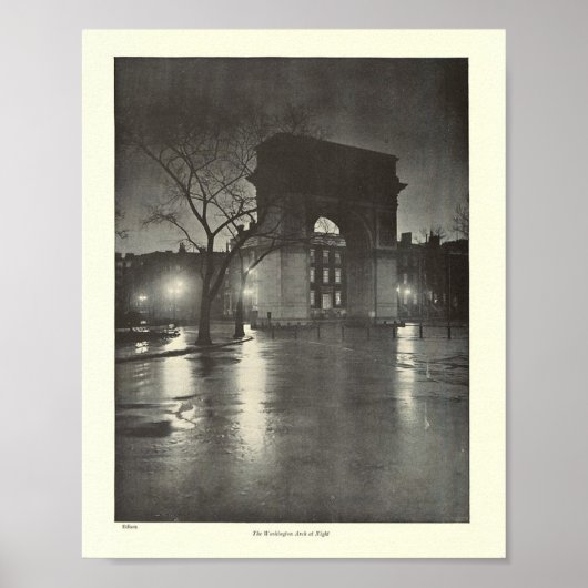 Washington Arch, Greenwich Village, New York City Poster (Voorkant)