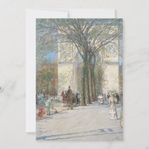 Washington Arch, lente van Frederick Childe Hassam
