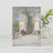 Washington Arch, lente van Frederick Childe Hassam (Staand voorkant)