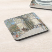 Washington Arch, lente van Frederick Childe Hassam Bier Onderzetter (Linkerzijde)