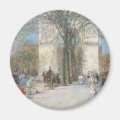Washington Arch, lente van Frederick Childe Hassam Magneet (Voorkant)