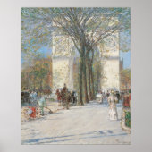 Washington Arch, lente van Frederick Childe Hassam Poster (Voorkant)