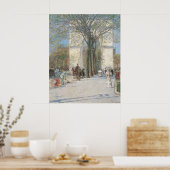 Washington Arch, lente van Frederick Childe Hassam Poster (Keuken)