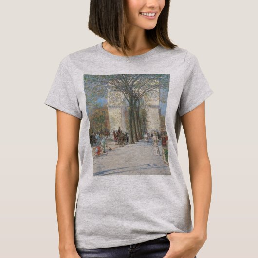 Washington Arch, lente van Frederick Childe Hassam T-shirt (Voorkant)