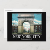 Washington Arch, New York City, Briefkaart (Voorkant / Achterkant)