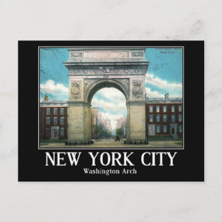 Washington Arch, New York City,  Briefkaart