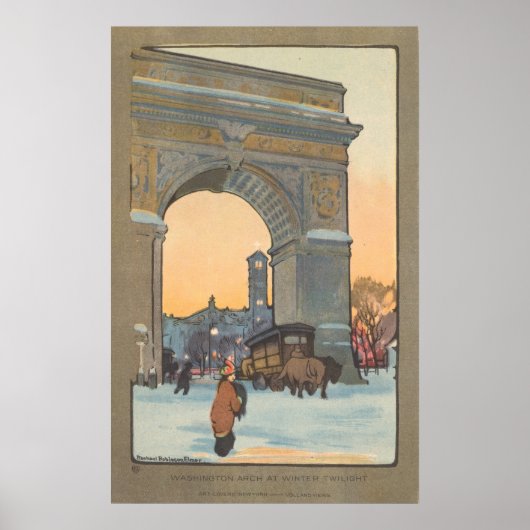 Washington Arch - Rachael R. Elmer Fine Art Poster (Voorkant)