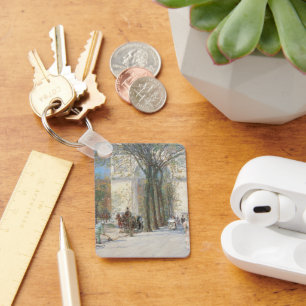 Washington Arch, Spring by Frederick Childe Hassam Sleutelhanger