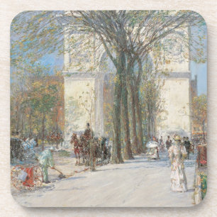 Washington Arch, Spring door Frederick Childe Hass Bier Onderzetter